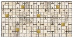Unic Spot PVC fali panel dekoráció, falburkolat, arany mintás 98 x 48 x 0, 3 cm, 7150009