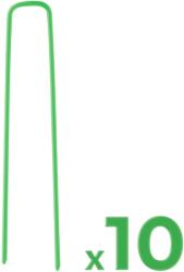 Garden of Eden Leszúró tüske műfűhöz - fém - zöld - 3 x 15 cm - 10 db / csomag, 11789