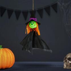Family Halloween-i dekoráció - felakasztható - boszorkány - 48 x 44 cm, 56594A