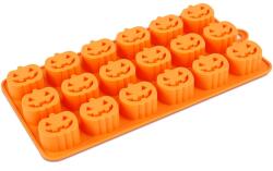 Family Halloween-i jégkockakészítő szilikon - 18 db tök - 21 x 11 cm, 56591