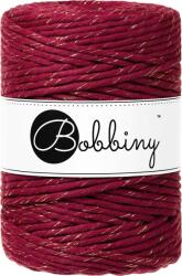 Bobbiny Macrame Cord 5 mm 100 m Golden Wine Red Șnur (MX-E089)