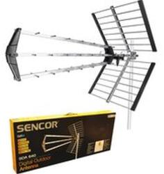 Sencor Kültéri antenna, DVB-T2/T, UHF 470 - 862 MHz, LTE szűrő, 120 km, 10 dB, 75 , SDA-640-5G