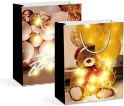 Family Ajándéktasak - 10 LED, papír - 265 x 127 x 330 mm - 2 féle / csomag, 58321