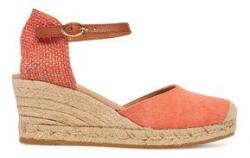 GENUINS Eredeti női espadrillák, G106387, Textil, 39 EU, Narancssárga (0000304791680_39)