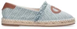 Liu Jo iu Jo, Espadrilles logóval, Púderkék, Karamellbarna, 37 (SA6091-TX523-S1106-37)