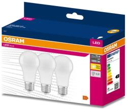 OSRAM 3 darabos Osram A60 LED izzó szett (E27, 10 W, 230 V, 3000 K - meleg fehér) 4058075630338 (P227953)