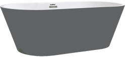 Leziter Noa szabadon álló fürdőkád 170x75x56 cm szürke (C-3004GRE)