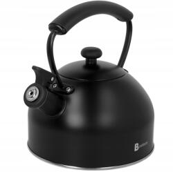 Brunbeste rozsdamentes acél vízforraló tradicionális síppal 2.2L fekete (BB-2462) (BB-2462)