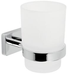 Ferro Greta pohár tartóval, króm (FE-AGR03)