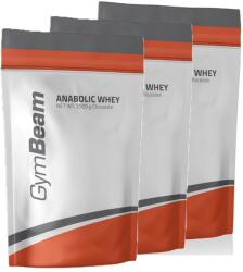 GymBeam - Anabolic Whey - Fehérjepor Kreatinnal és Glutaminnal - 3 X 2500 G