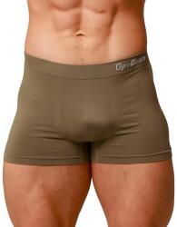 GymBeam Men’s Seamless Boxers 2Pack Army Férfiboxeralsó XL