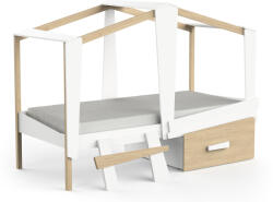  CABANE házikó gyerekágy ágyneműtartóval 90x200 - fehér (10000014386)