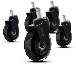 Trust GXT 702 gamer szék kerék fekete gél 75mm 5db (25804) (25804)