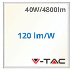 V-TAC LED panel (595 x 595mm) 40W - természetes fehér, Backlit, CREE Chip ( 241456)