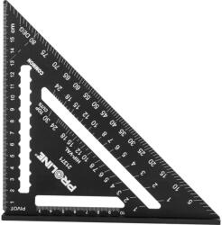 PROLINE Alumínium Háromszögű Derékszögmérő Vonalzó - 175mm (21371)