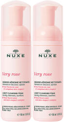 NUXE Very Rose Könnyű arctisztító hab DUOPACK 2x150 ml - ekozmetikum
