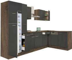 Elleci Yorki 310 sarok konyhabútor felülfagyasztós hűtős kivitelben (LS310YAN-FF)