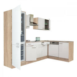 Elleci Yorki 280 sarok konyhabútor alulfagyasztós hűtős kivitelben (LS280STFH-AF)