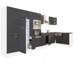 Elleci Yorki 430 sarok konyhabútor felülfagyasztós hűtős kivitelben (LS430FHAN-FF)