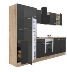 Elleci Yorki 300 konyhabútor alsó sütős, felülfagyasztós hűtős kivitelben (L300STAN-SUT-FF)