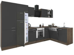  Yorki 340 sarok konyhabútor alsó sütős felülfagyasztós hűtős kivitelben (LS340YAN-SUT-PSZ-FF)