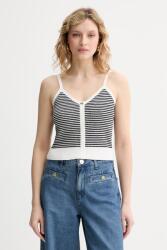 Karl Lagerfeld top pentru femei, cu amestec de bumbac IKON PPY2-TSD1KJ_99A (B2W18016)