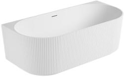 Wellis Calabria Slim Linear 170x80 cm falhoz tolható szabadon álló akril kád, fehér WK00224 (WK00224)