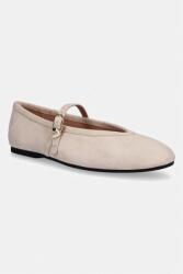 Love Moschino balerini din piele întoarsă PPY2-OBD3RG_02X (JA11101G1OJA0104)