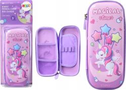 LeanToys Lean Toys 3D Unicorn Tolltartó Összecsukható Lila 23x10x5 cm