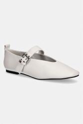 Tommy Jeans balerini din piele TJW BALLERINA BUCKLE PPY2-OBD0JP_01X (EN0EN03019)