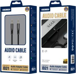 Jellico apa-apa sztereó jack kábel 3, 5 mm-es átmérő, 1, 2 m hosszú fekete (B21) (B21) (B21)
