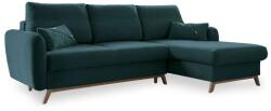 Miuform Scandic Lagom türkiz kinyitható sarokkanapé, jobb oldali - Miuform