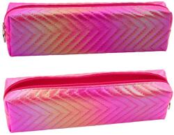 Lean Lány Tolltartó Fémes Fényes Halszálkás Rózsaszín 21615