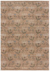 Flair Rugs Natúr színű kézi szövésű jutakeverék szőnyeg 200x290 cm Ariana Jute Floral - Flair Rugs