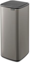 Brabantia Szürke acél érintésre nyíló szemetes 30 l Bo Touch - Brabantia