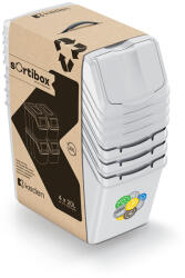 Prosperplast Sortibox 4 Darabos Szelektív Hulladékgyűjtő Rendszer Szett 4x20l Kőszürke (PPP-ISWB20S4-427C-CS-1)