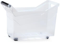 Prosperplast NUK 380 Átlátszó Gurulós Tárolódoboz, 3db-os csomag (PPP-NUK3H-S429-CS-3)