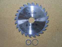  Calleto vídiabetétes körfűrészlap vágótárcsa 125 mm / 24 fog (calleto/125)