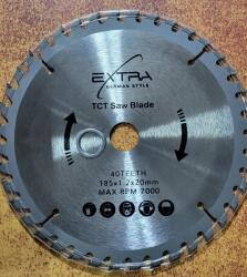  Extra vídiabetétes körfűrészlap vágótárcsa 185 mm / 40 fog (Extra/185)