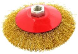  Drótkorong sarokcsiszolóhoz sárgaréz 125mm / M14 (125/1)