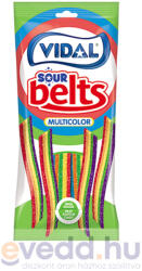 Vidal Gumicukor 90Gr Sour Rainbow Belts