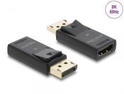 Delock Adaptor activ DisplayPort la HDMI T-M 8K60Hz cu HDR, Delock 61084 (61084)