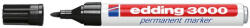 edding Alkoholos marker 1, 5-3mm, kerek Edding 3000 fekete (7580228001) - nyomtassingyen
