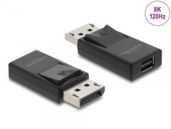 Delock Adaptor bidirectional DisplayPort la Mini DisplayPort T-M 8K120Hz HDR/HDCP, Delock 61074 (61074)