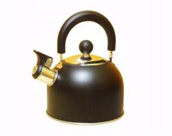 Brunbeste rozsdamentes acél vízforraló gázhoz és indukciós főzőlaphoz 1.5L fekete (BB-1324) (BB-1324)