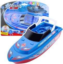 LEAN Toys Elemmel Működő Járőrhajó Fürdőjáték Fényekkel És Hangokkal Kék - 24810