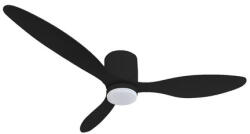 OPTONICA LED mennyezeti lámpa és ventilátor 18W 1440lm CCT fekete IP20 19114