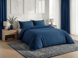  Pamut ágynemű CALMORA sötétkék Ágyneműhuzat mérete: 2 db 70 x 90 cm | 160 x 220 cm