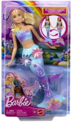 Mattel Barbie Flower Magic szőke hajú sellő Barbie baba (JDM72) (JDM72)