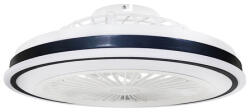 OPTONICA LED mennyezeti lámpa és ventilátor 36W 2880lm CCT fekete IP20 19107